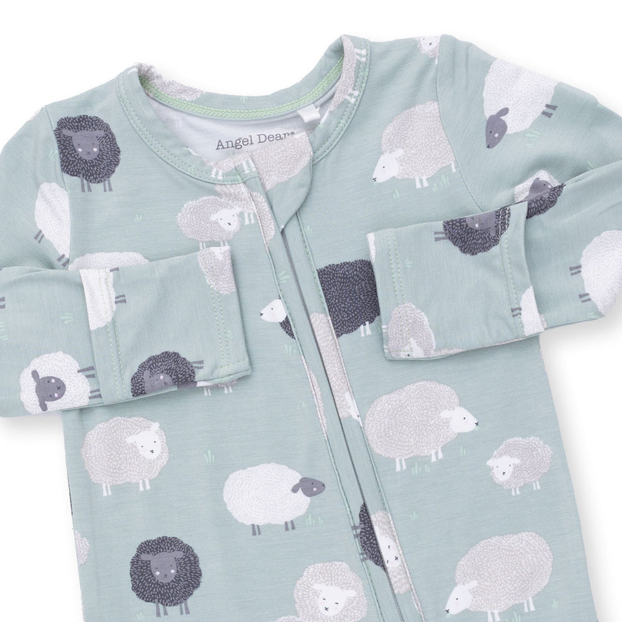 2 Way Zipper Footie w/ prints