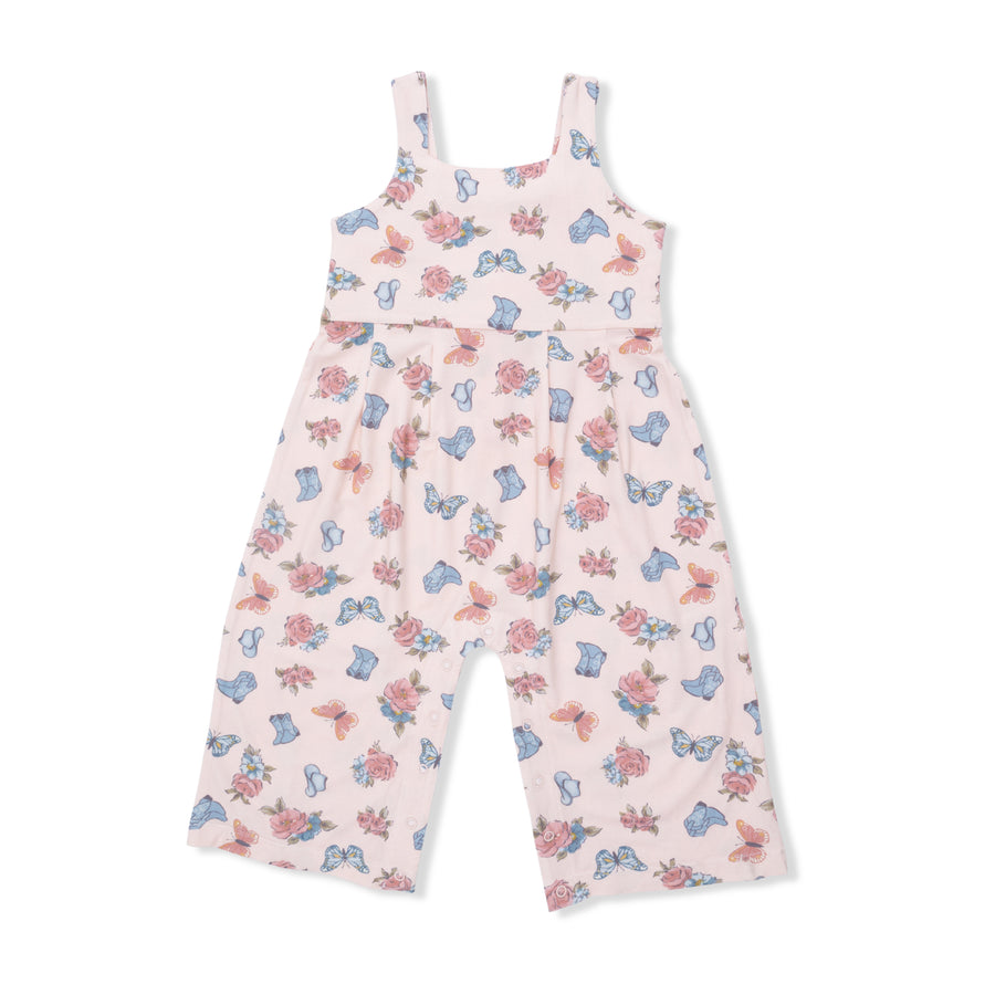 Country Girl Boots Wide Leg Jumpsuit