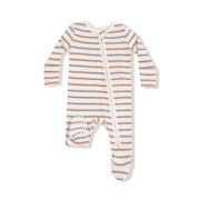 Vintage Stripe - Brown Footie