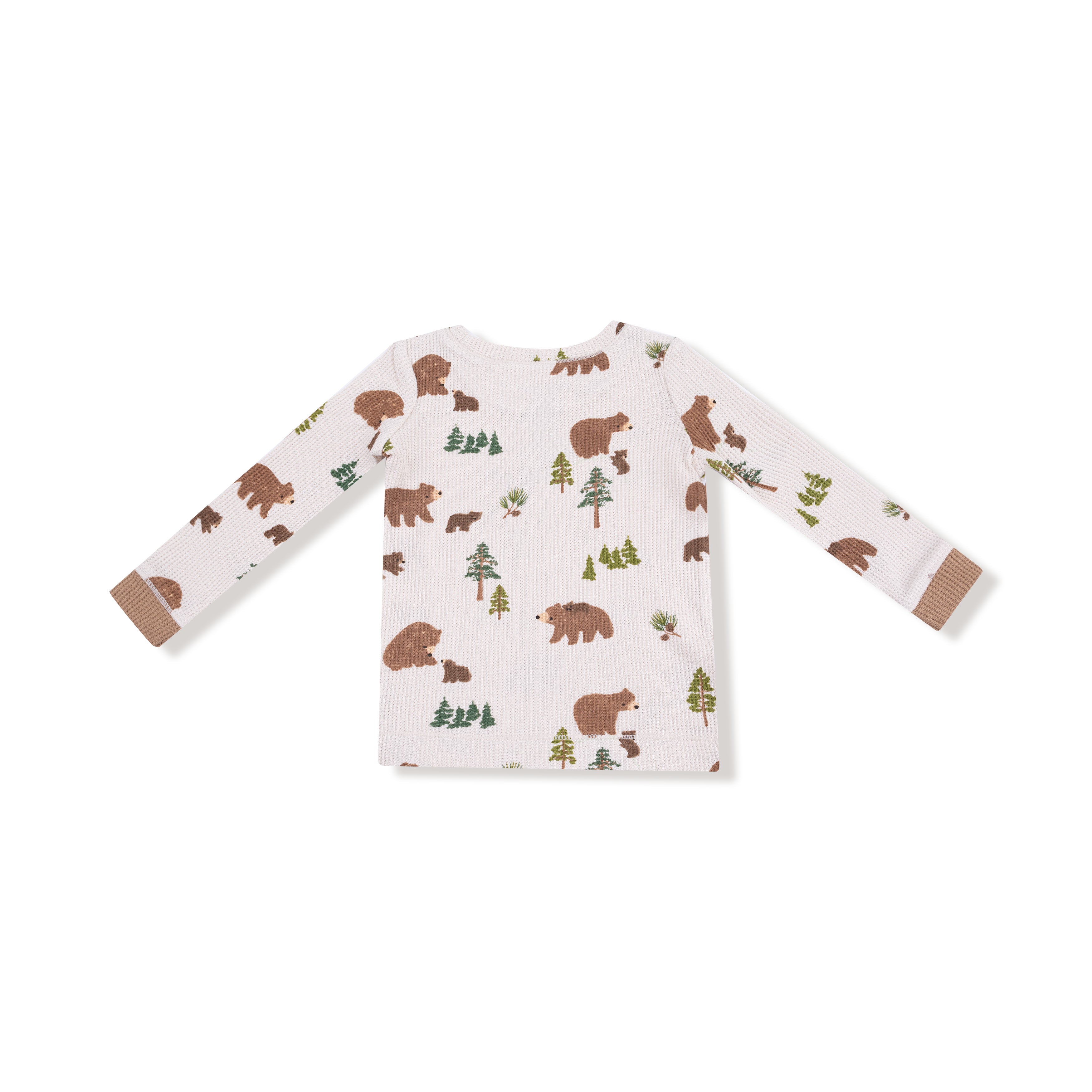 Sweet Brown Bears - L/s Loungewear Set