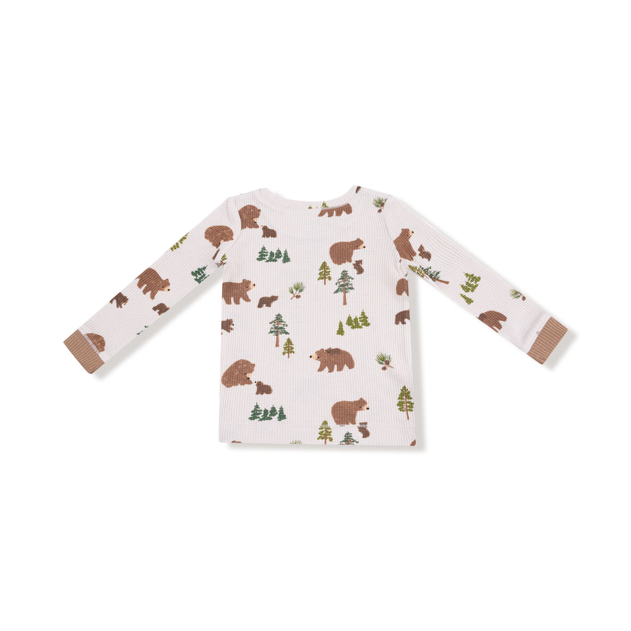 Sweet Brown Bears - L/s Loungewear Set