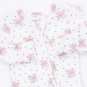 2 Way Ruffle Back Zipper Footie