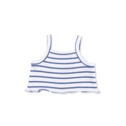 Navy Stripe - Tank Top & High Waisted Short
