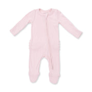 2 Way Ruffle Back Zipper Footie