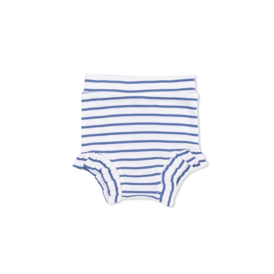 Navy Stripe - Tank Top & High Waisted Short