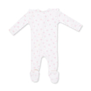 2 Way Ruffle Sleeve Zipper Footie