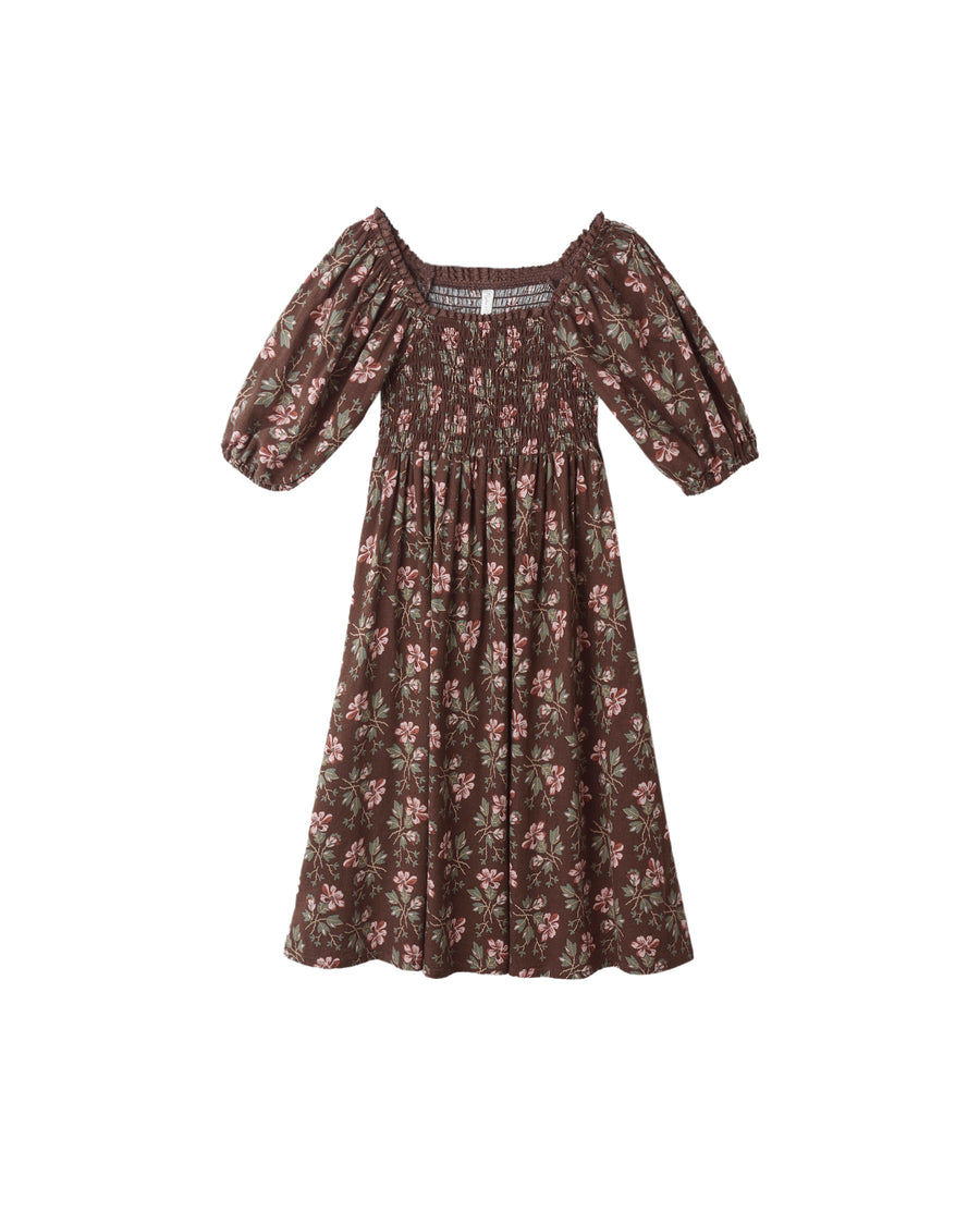 DELLA DRESS || WINTER FLORAL