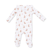 2 Way Ruffle Sleeve Zipper Footie