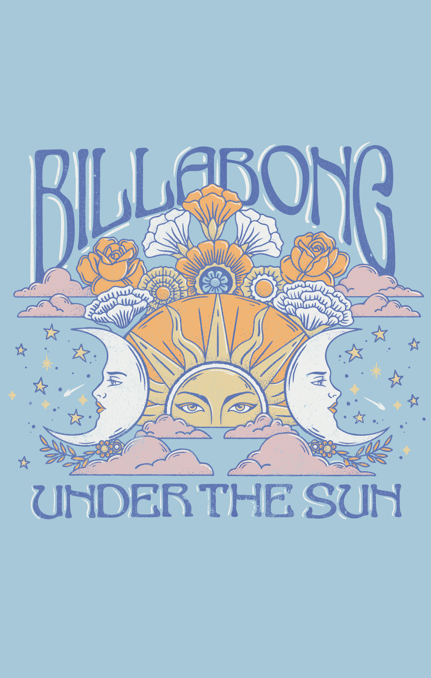 Under The Sun Sky Blue Tee